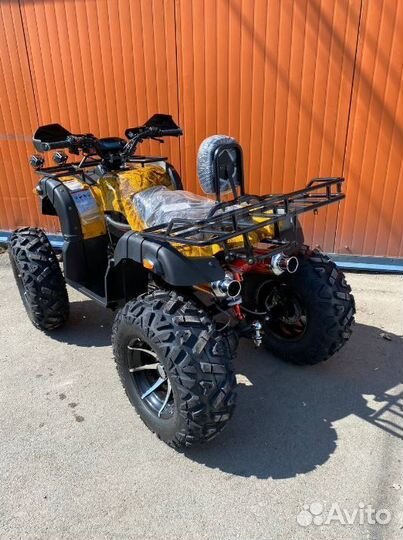 Квадроцикл Grizzly 300cc золотой, кардан