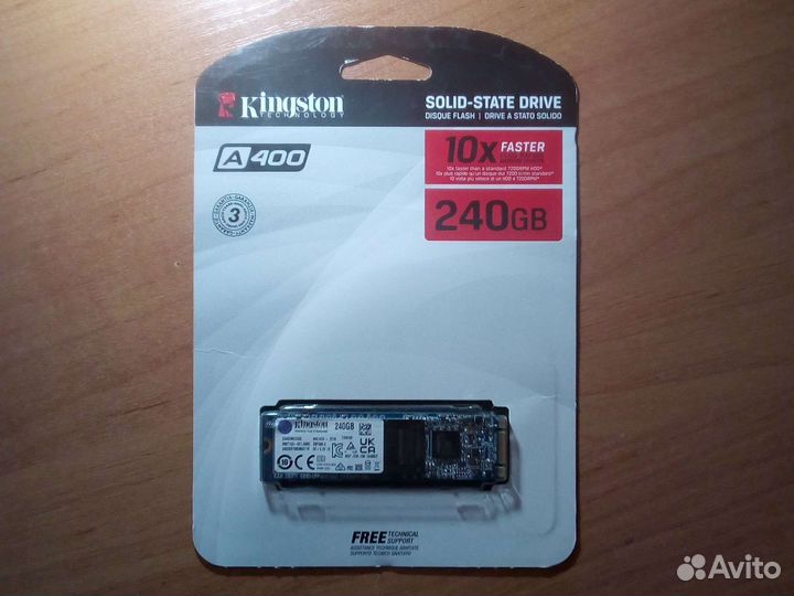 SSD Kingston SA400M8 240Гб M.2