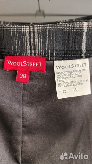 Юбка (складки) WoolStreet