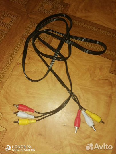 Кабель/шнур RCA-RCA тюльпаны для тв приставки