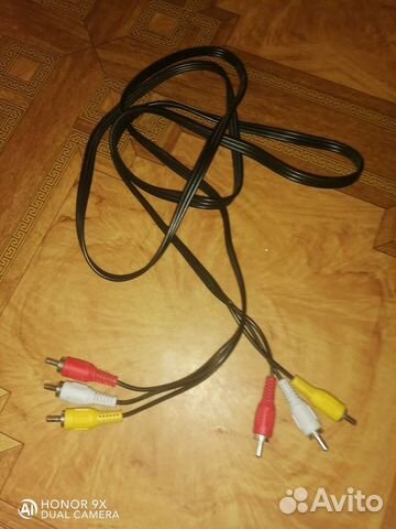 Кабель/шнур RCA-RCA тюльпаны для тв приставки