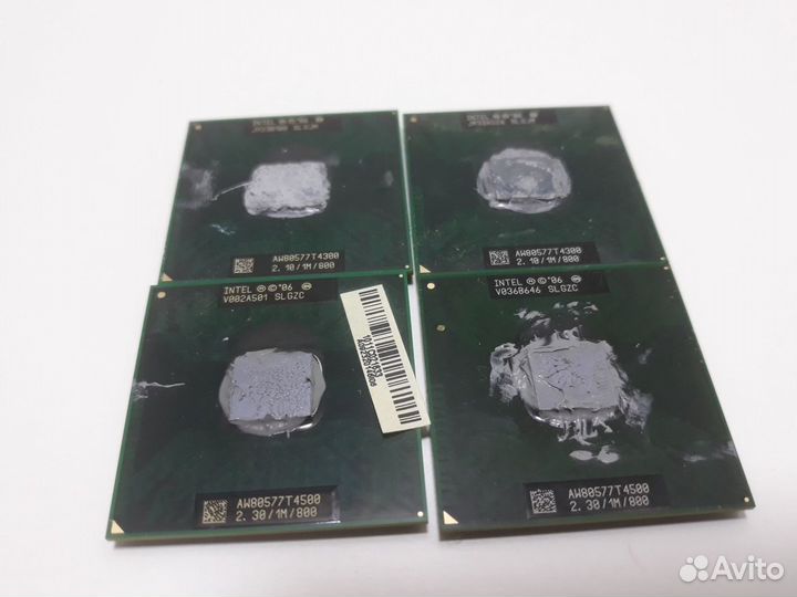 Процессор ноутбука Intel Pentium T4300, T4400