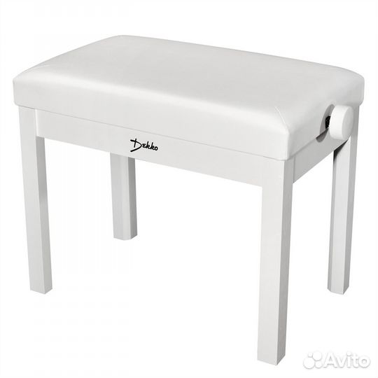 Банкетка для пианино dekko JR-100 WH