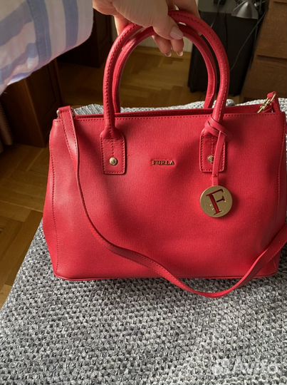 Сумка furla linda красная