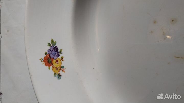 Блюдо зик фарфор СССР