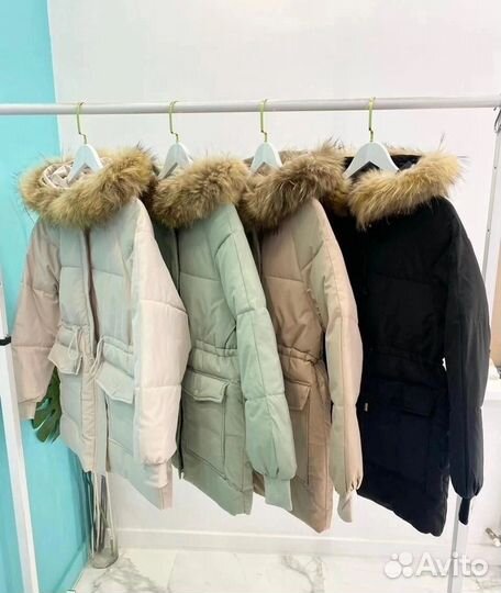Пуховик зимний женский