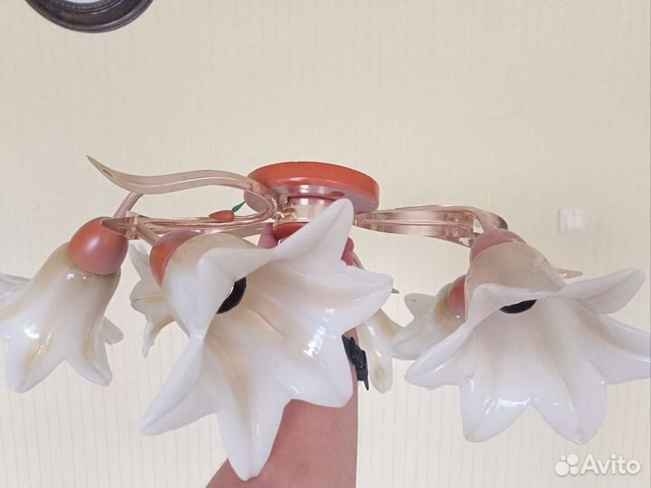 Люстра потолочная бу