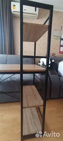 Стол на металлокаркасе brabix