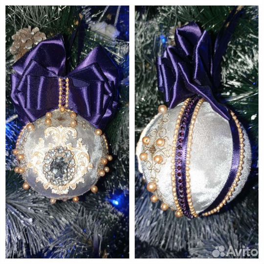 Новогодние игрушки ручной работы