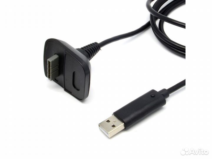 Кабель для зарядки геймпада Xbox 360 (б/у)