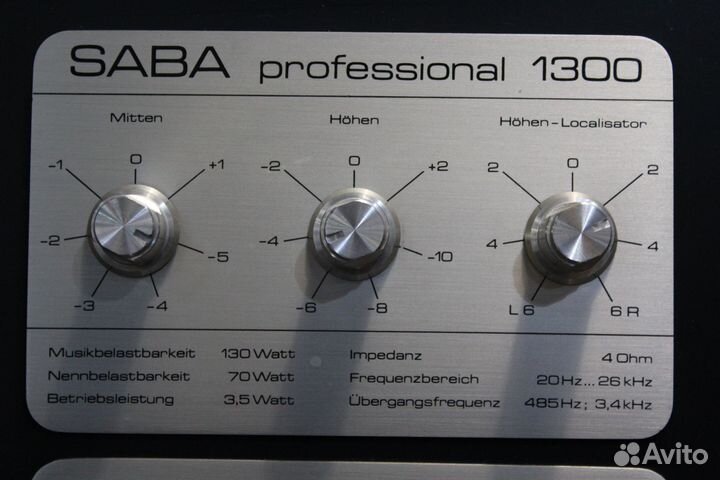 Saba Professional 1300 Акустика Germany