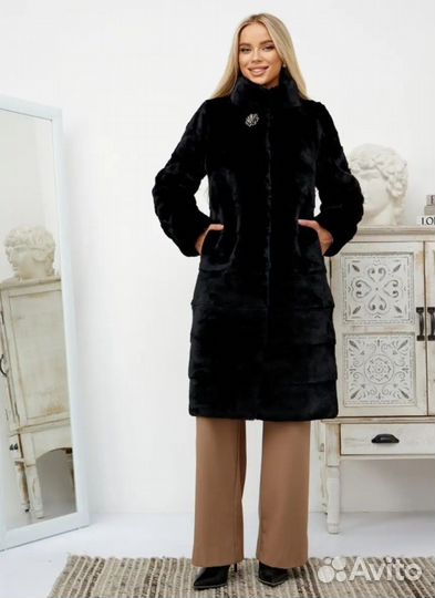 Шуба эко норка