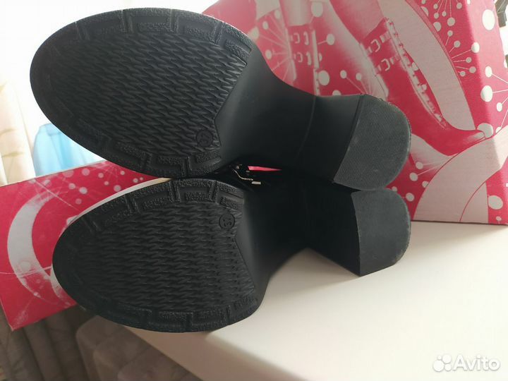 Ботинки кожанные