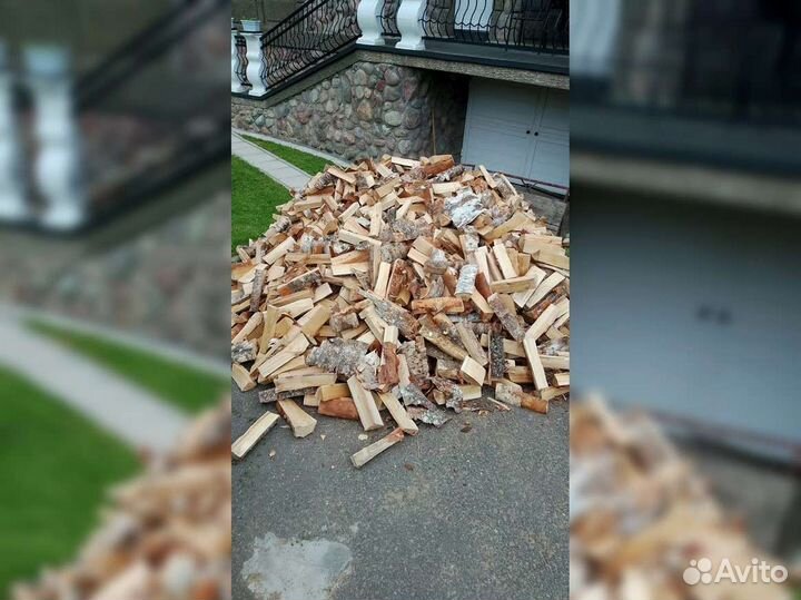 Дрова березовые. Колотые