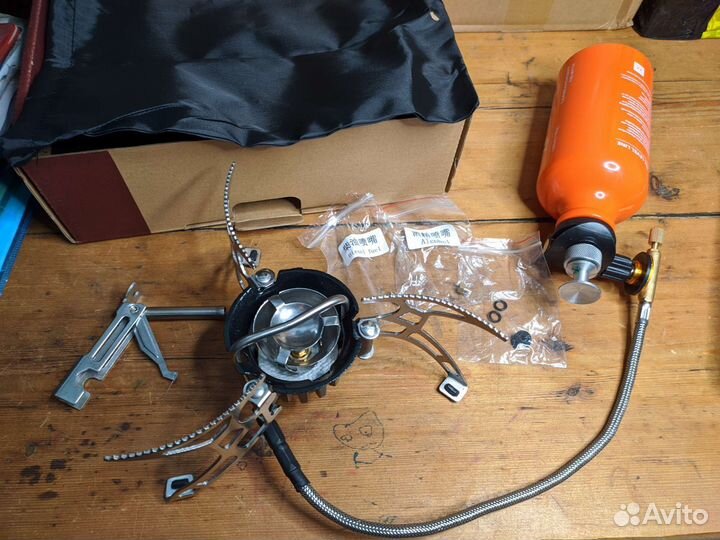 Мультитопливная походная горелка