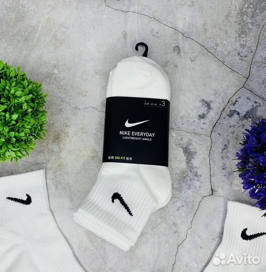 Носки Nike Ankle белые оригинал