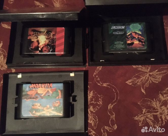 Кассеты с играми для Sega