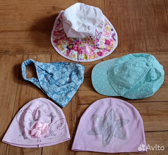 Головные уборы лето/весна для мальчика и девочки