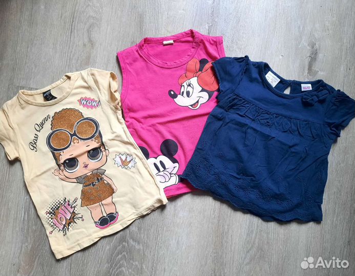 Летние вещи на девочку 86