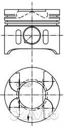 Поршень 97409600 kolbenschmidt