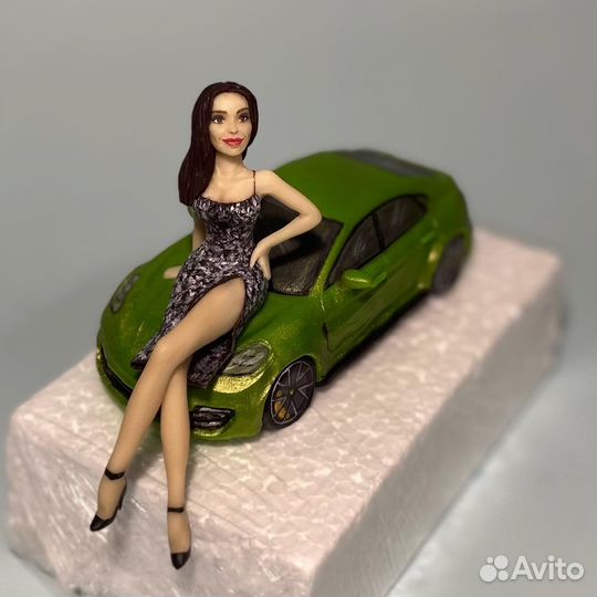 Фигурки из мастики (портретнпя лепка )