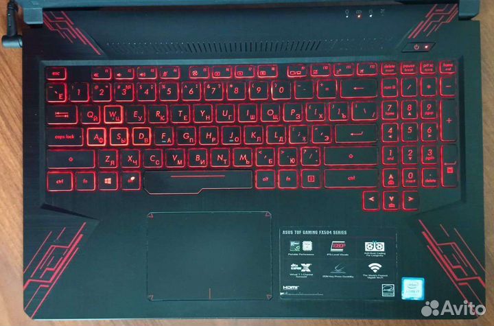Игровой ноутбук asus tuf gaming fx 504