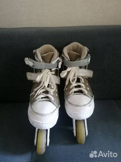 Роликовые коньки детские раздвижные 33-36
