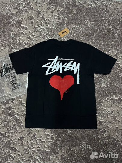 Футболка Stussy Heart Tee оригинал