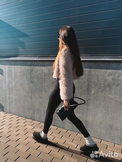 Эко шуба укороченная