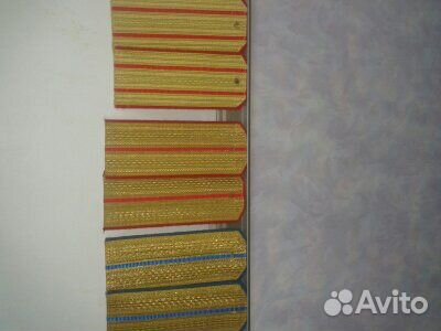 Погоны золотые и простые старого образца