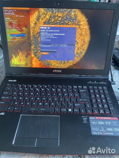 Игровой ноутбук msi ge62 2qd Apache (21)