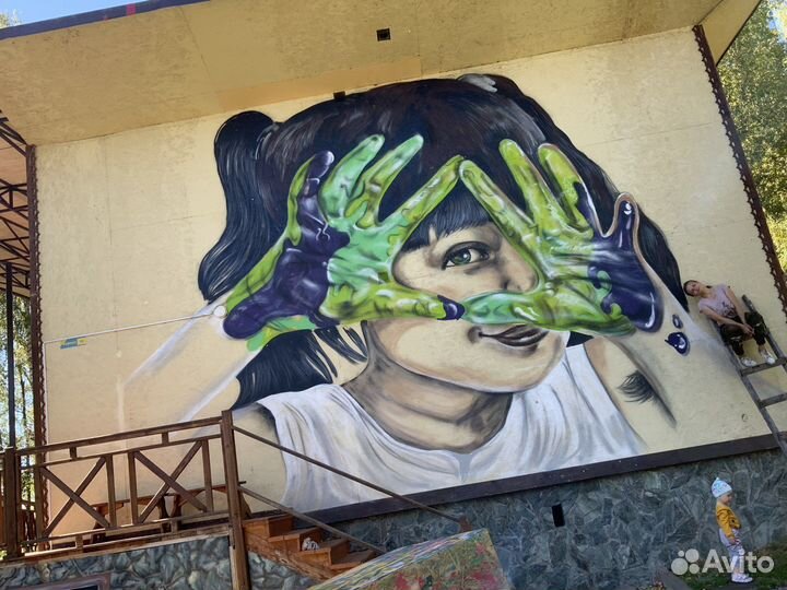 Роспись стен, фасадов в Новосибирске