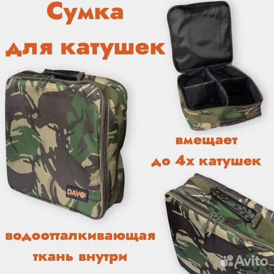 Сумка для рыболовных катушек