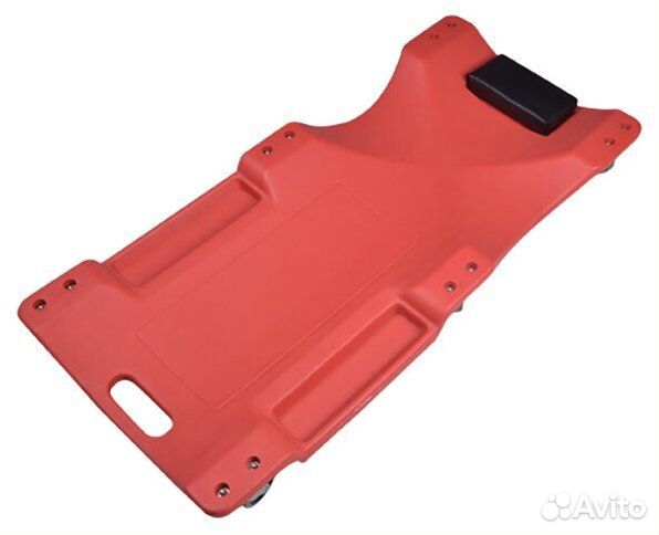 Лежак подкатной пластиковый 6 колес