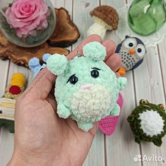 Игрушка в ладошку,брелок ручной работы