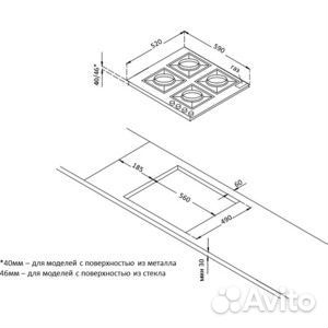 Газовая варочная панель