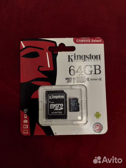 Карта памяти MicroSD 64gb