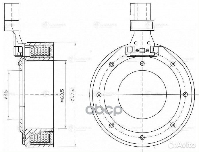Катушка эл/магн. компрессора кондиц. для а/м Ford