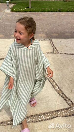 Пончо для детей из муслин