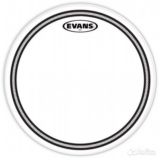 Пластик для том барабана Evans TT15EC2S EC2 Clear