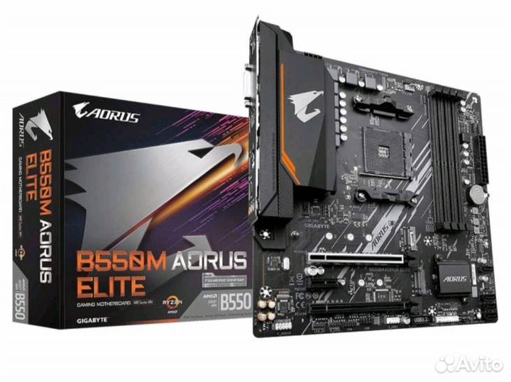Материнская плата gigabayte b550 aorus elite