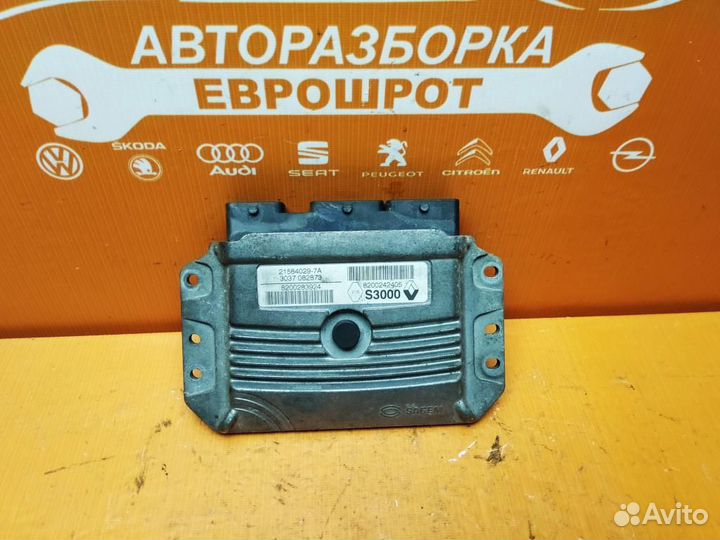 Блок управления двигателем Renault Megane 2 (2002