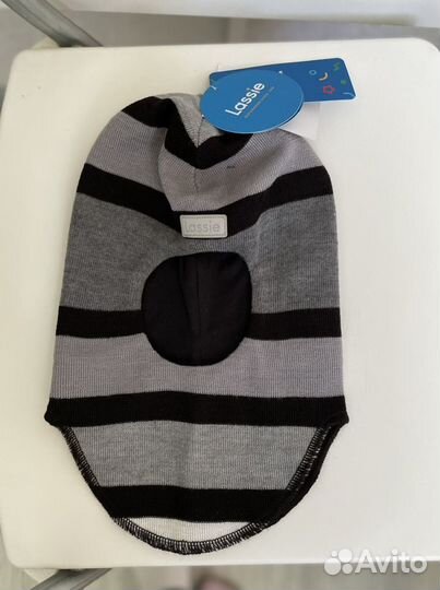 Шапка шлем lassie 48, 50 р (серый)