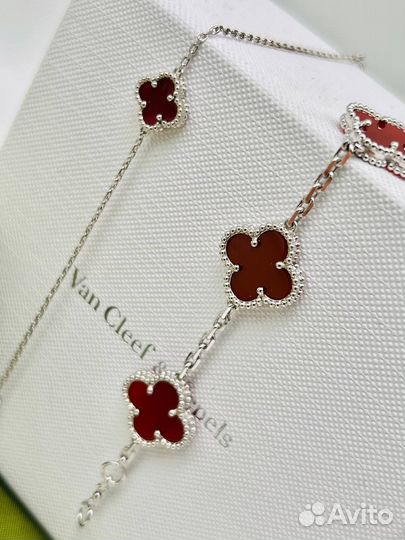 Серьги Кулон Браслет Van Cleef