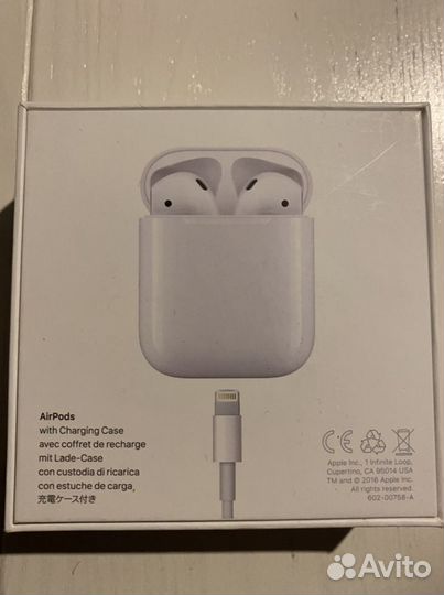 Коробка от airpods оригинальная