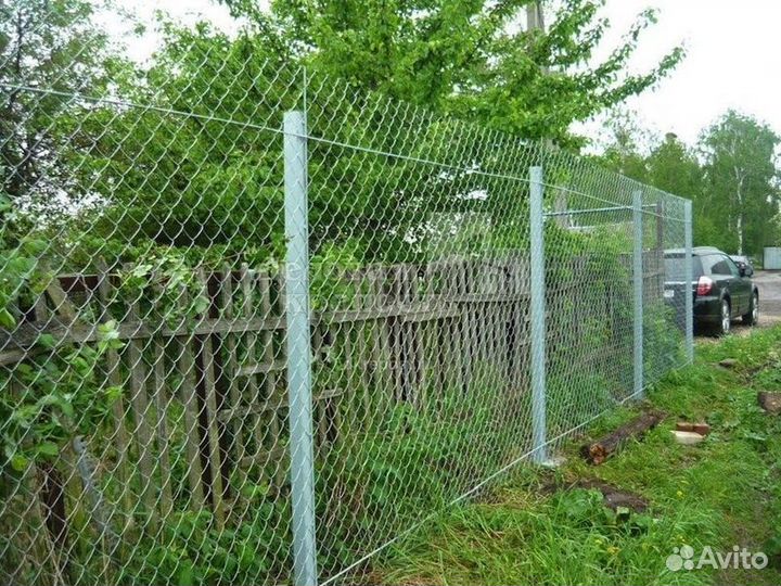 Заборы из рабицы под ключ