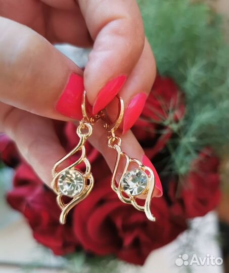 Серьги сияние