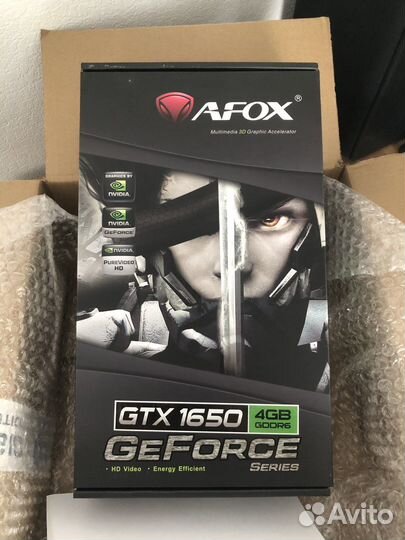 Видеокарта afox GTX-1650 4GB gddr6