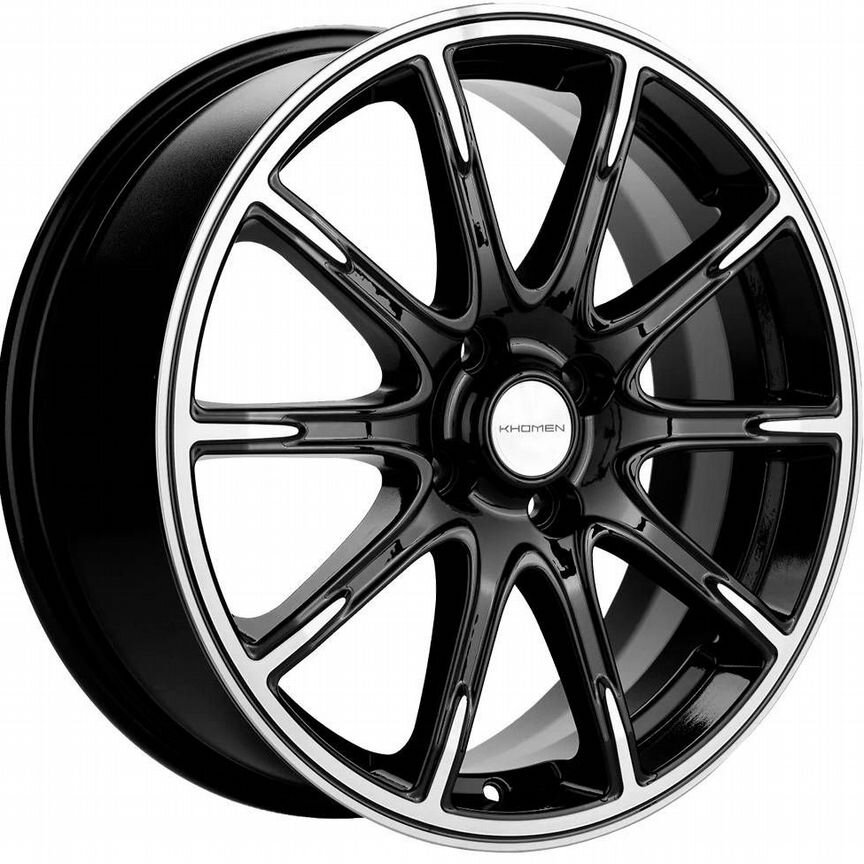 Диски Khomen KHW1707 6.5x17 4x100 ET41 D60.1 Black-FP