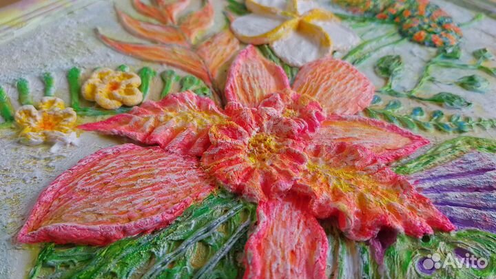 Картина рельефная 